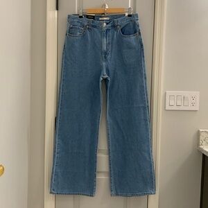 Levis Ribcage Wide Leg  Women’s Jean Size 31x32 New With Tags